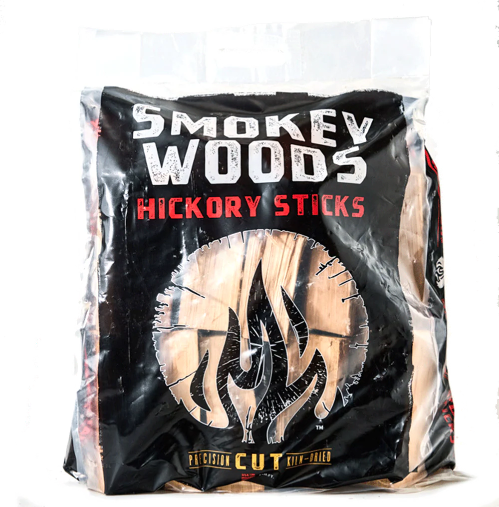 Smokey Woods™ Bagged Hickory Mini Log Wood Splits
