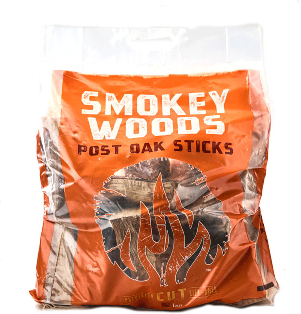 Smokey Woods™ Bagged Post Oak Mini Log Wood Splits
