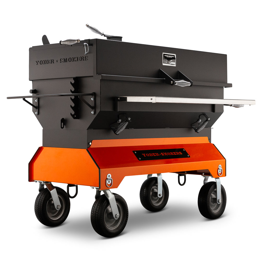 Yoder Smokers Flat Top 24 x 48" Charcoal Grill (Standard Cart)