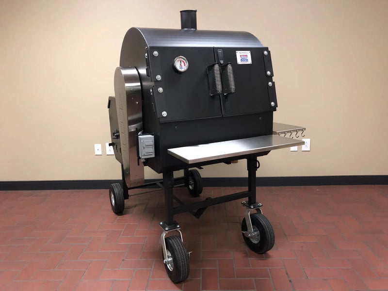 American Barbecue Systems Pit-Boss Smoker with Stainless Steel Flat Racks