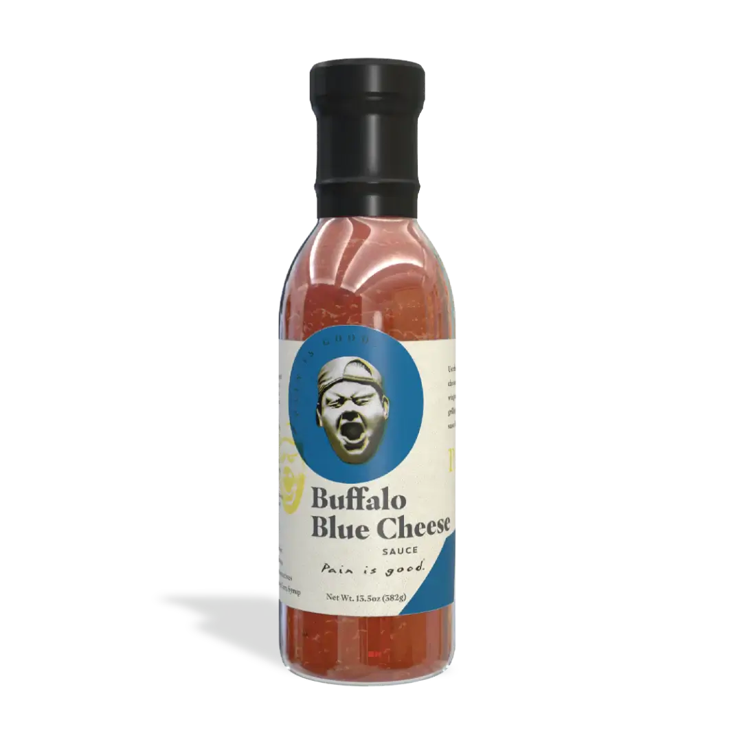 Pain is Good Buffalo Blue Cheese Wing Sauce 13.5 oz. - The Kansas City BBQ Store