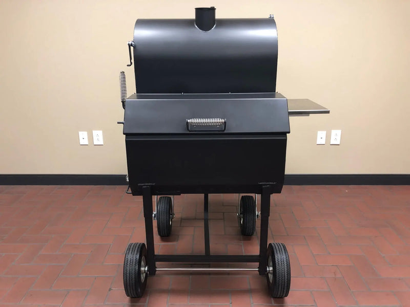 American Barbecue Systems Pit-Boss with Stainless Rotisserie Smoker and Pellet System