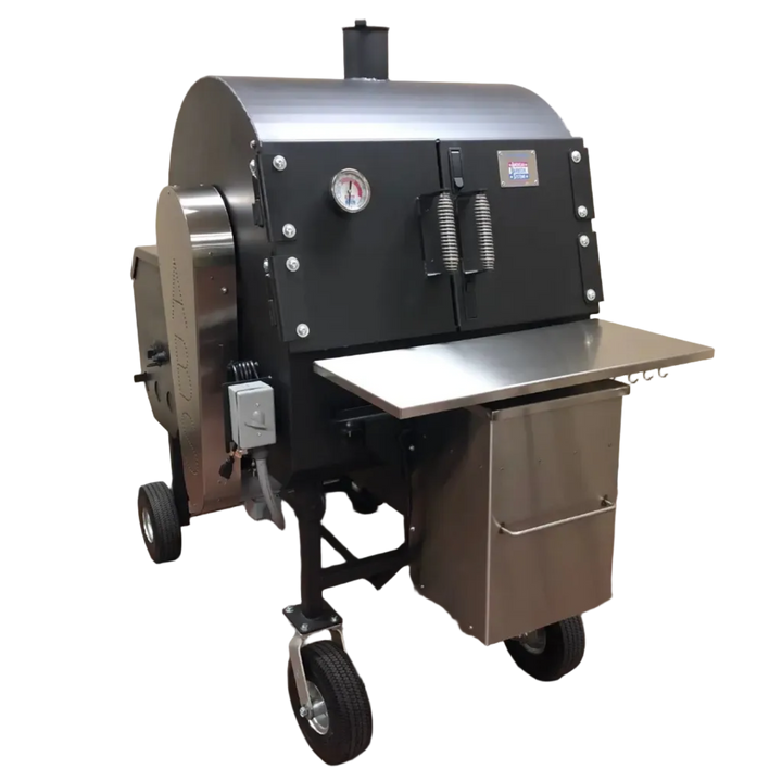 American Barbecue Systems Pit-Boss Smoker w/ Stainless Steel Flat Racks and Pellet System