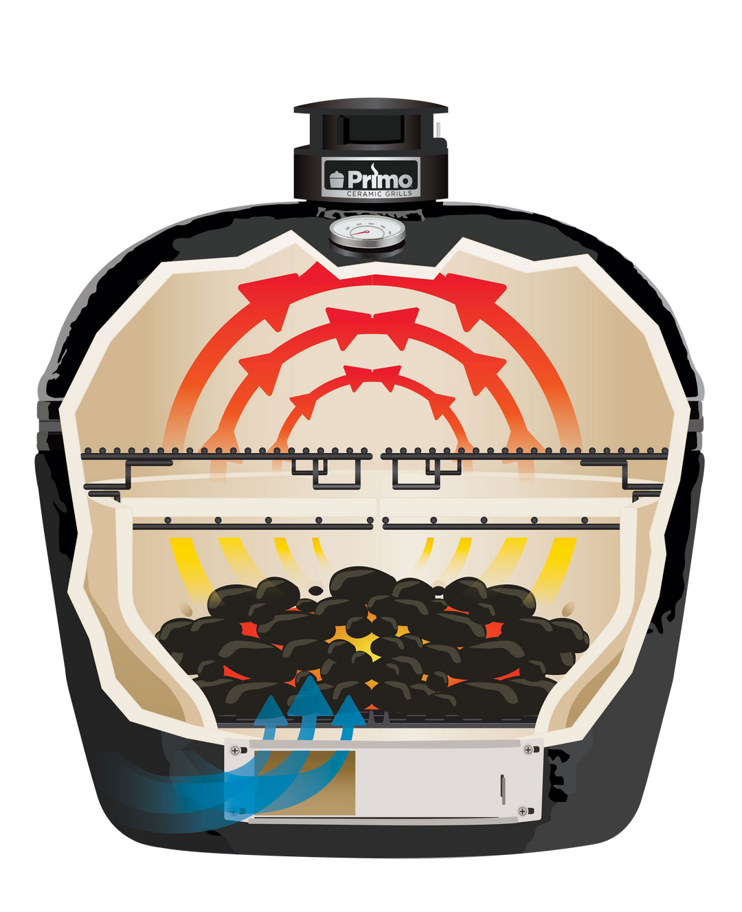 Primo Oval XXL Ceramic Charcoal Grill