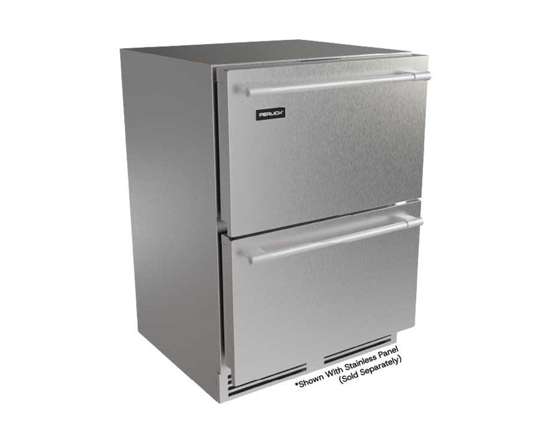 Perlick G5 Luxe 24" Stainless Steel Refrigerator Drawers