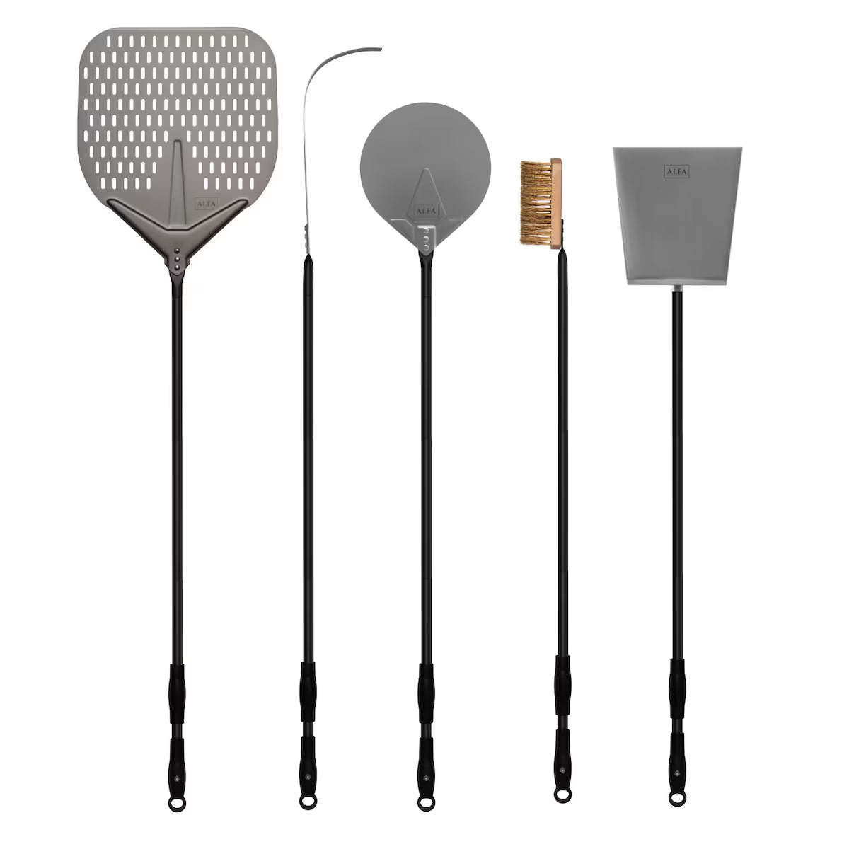 Alfa 48" 5 Piece Pizza Peel Set