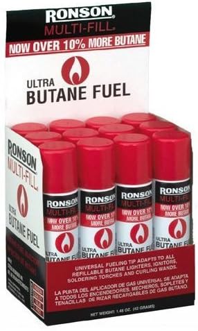 Ronson Butane Lighter Fluid, Single