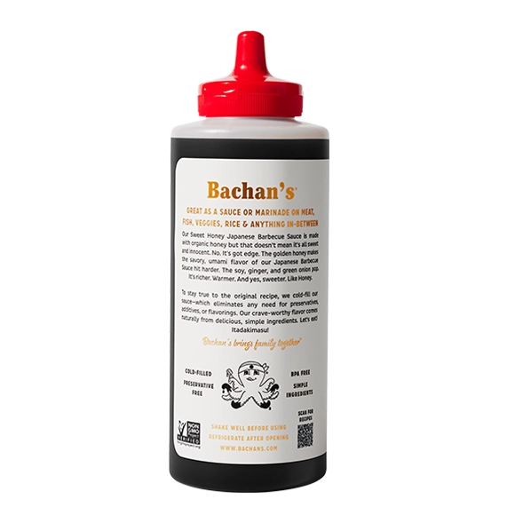 Bachan's Sweet Honey Japanese Barbecue Sauce