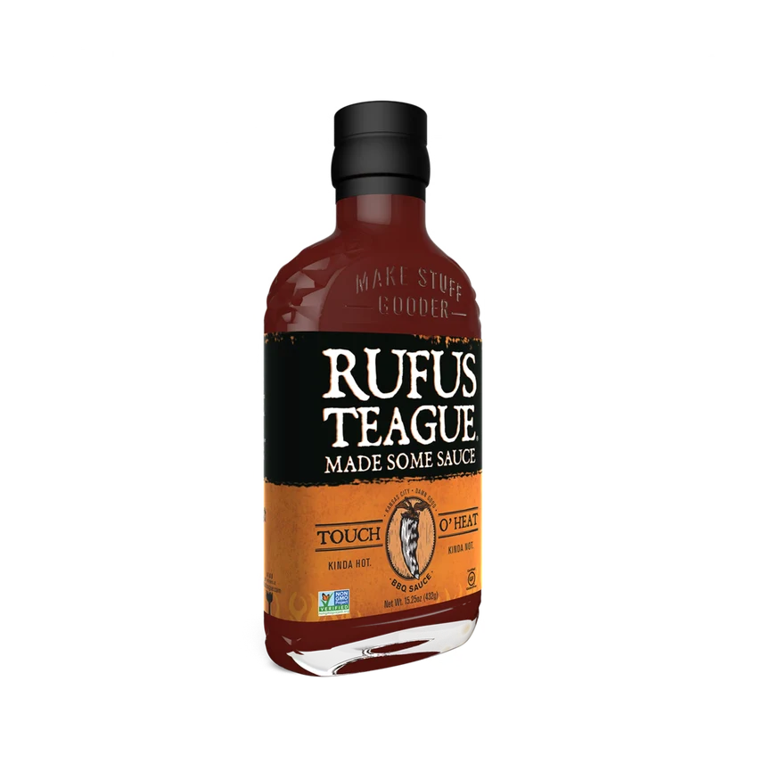 Rufus Teague Touch O' Heat Barbecue Sauce, view 2