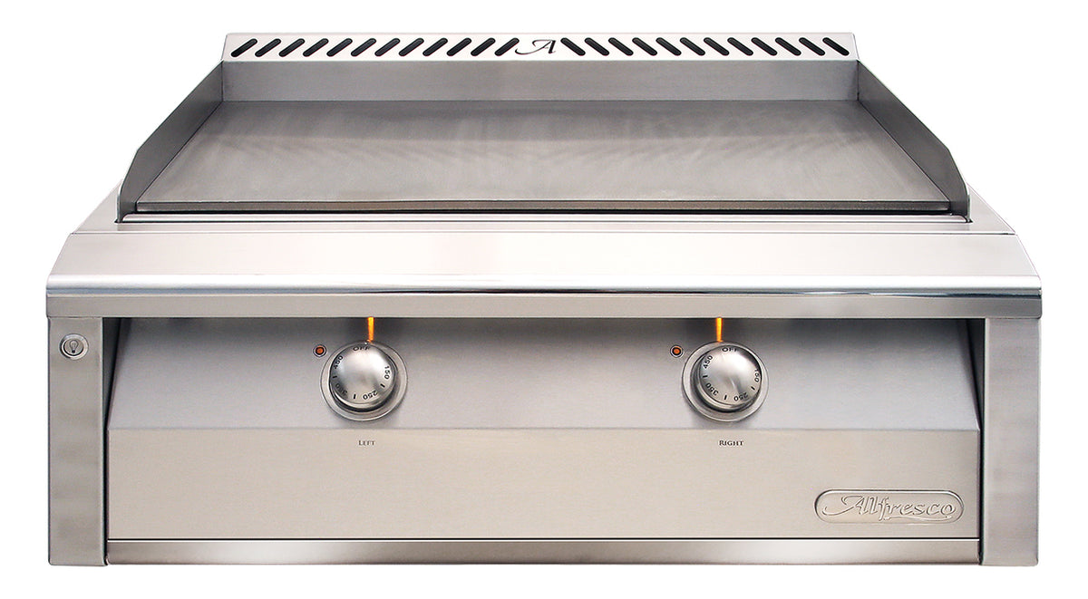 Alfresco 30" Dual Zone Thermostatically Controlled Gas Griddle, view 2