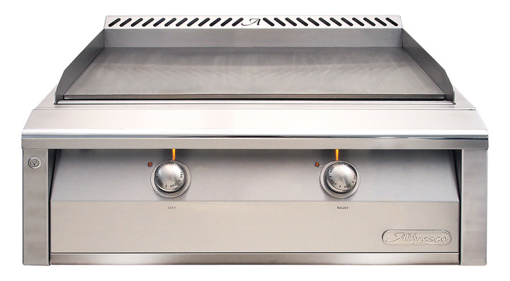 Alfresco 30" Dual Zone Thermostatically Controlled Gas Griddle