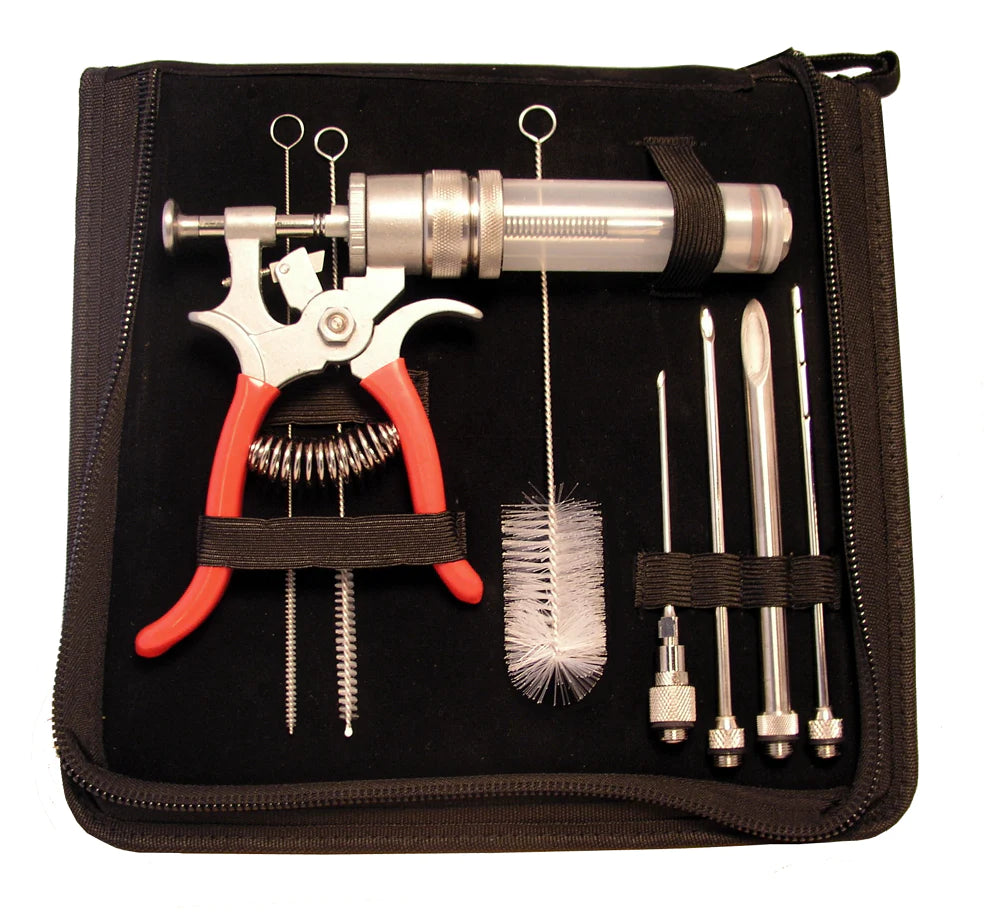 SpitJack Magnum Meat Injector Gun - Complete Kit with Padded Soft Case