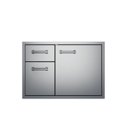 Delta Heat 30" Two Door & Drawer Combo