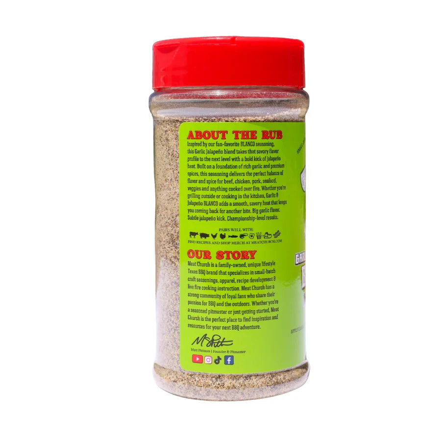 Meat Church Garlic & Jalapeno Blanco Seasoning, view 2