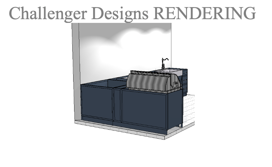 Challenger Custom Outdoor Kitchen Quote 50952g Matt Laura Craig Project
