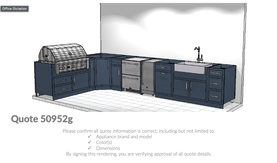 Challenger Custom Outdoor Kitchen Quote 50952g Matt Laura Craig Project