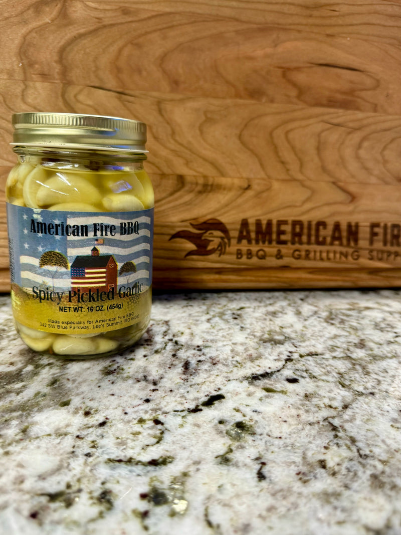 American Fire BBQ Spicy Pickled Garlic