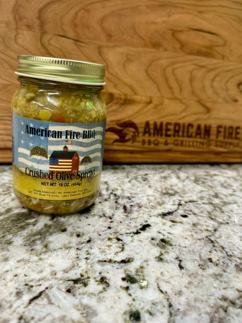 American Fire BBQ Crushed Olive Spread