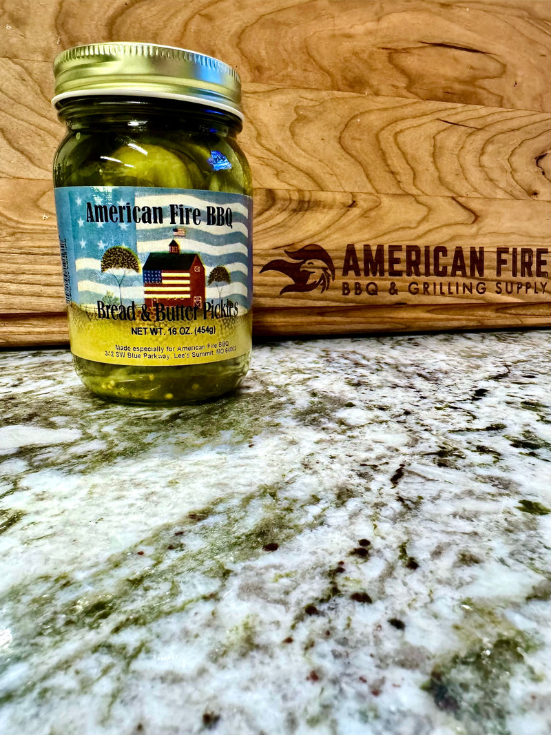 American Fire BBQ Bread & Butter Pickles