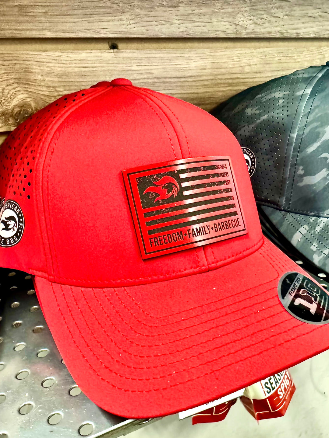 Freedom, Family & Barbecue Flag Hats