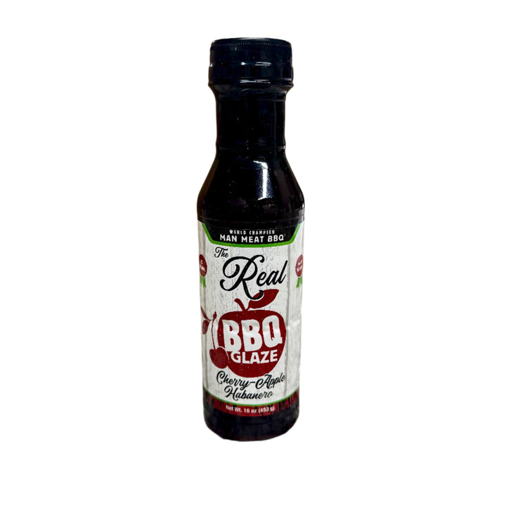 Man Meat BBQ Cherry Apple Habanero Glaze – Sweet Heat Finishing Sauce for Ribs, Chicken & Pork