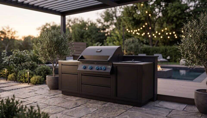 Custom Counter - Napoleon OASIS Outdoor Kitchen Kit, Built-in 700 Series 32