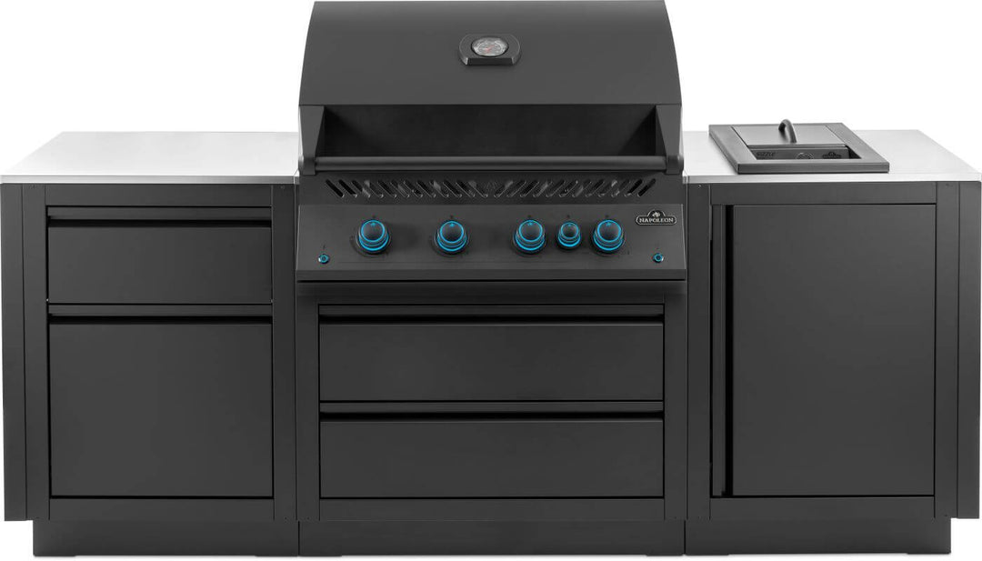 Custom Counter - Napoleon OASIS Outdoor Kitchen Kit, Built-in 700 Series 32