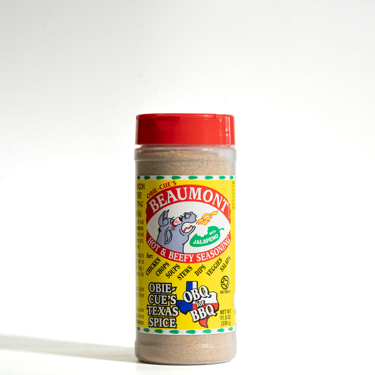 Obie-Cue’s Beaumont Hot & Beefy Seasoning, view 2