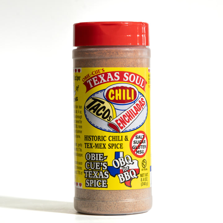 Obie-Cue’s Texas Soul Chili &amp; Tex-Mex Seasoning