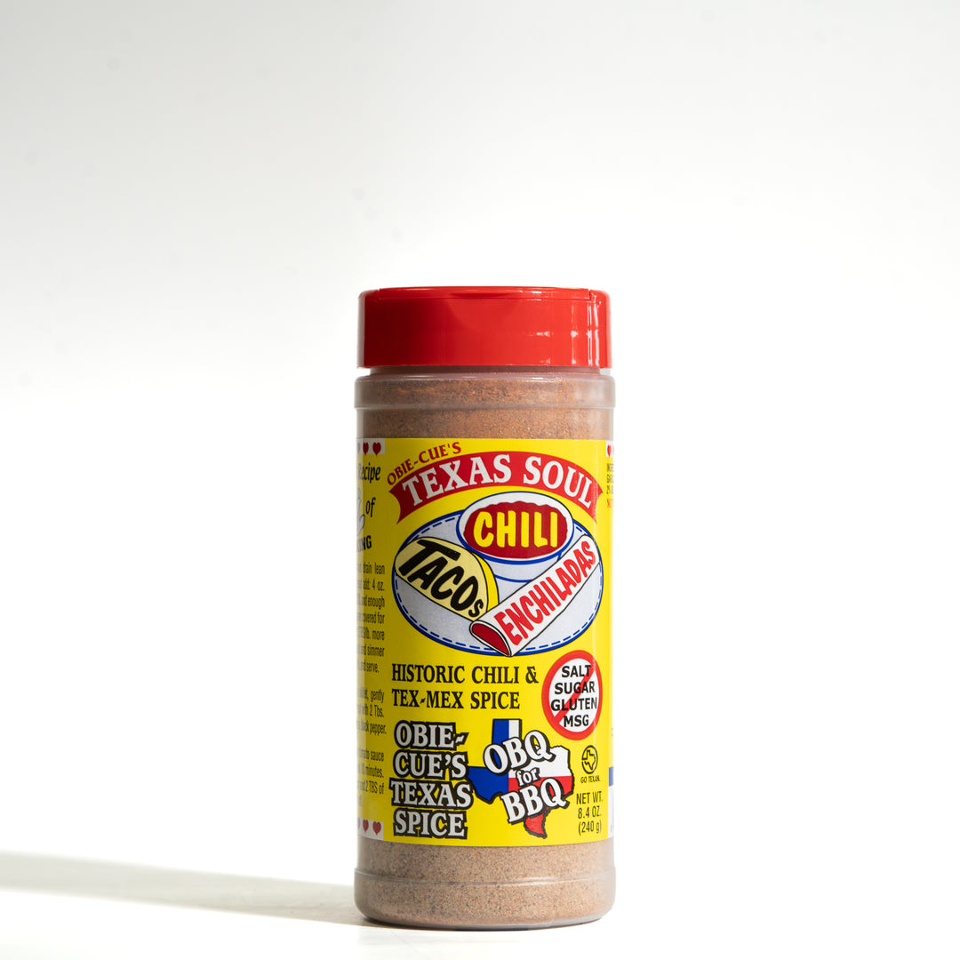 Obie-Cue’s Texas Soul Chili &amp; Tex-Mex Seasoning