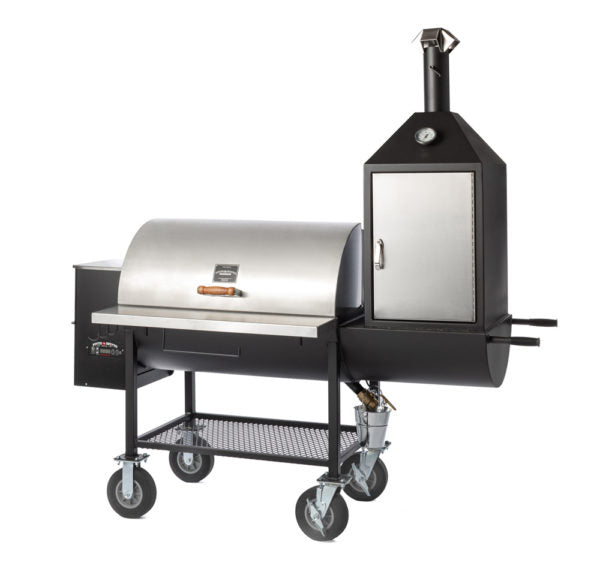 Pitts & Spitts Maverick 1250 W/ Upright Smokebox Pellet Grill