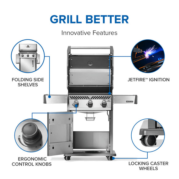Napoleon Rogue 425 Gas Grill (Stainless Steel)