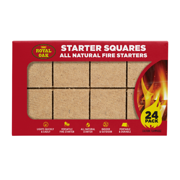 Royal Oak Starter Squares Natural Fire Starters