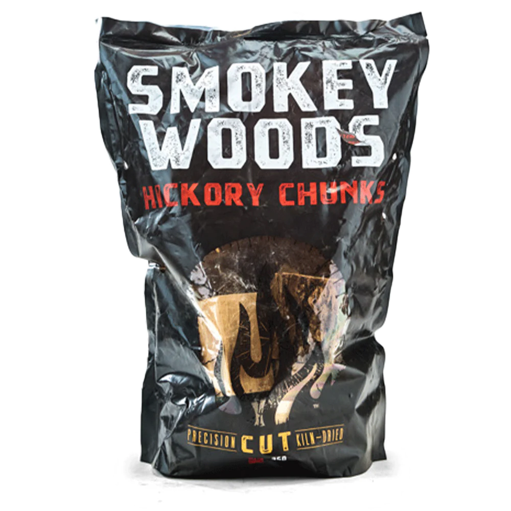 Smokey Woods™ Bagged Hickory Wood Chunks - Nationwide Shipping Available