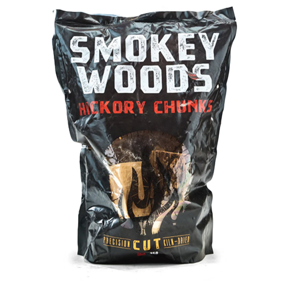 Smokey Woods™ Bagged Hickory Wood Chunks - Nationwide Shipping Available