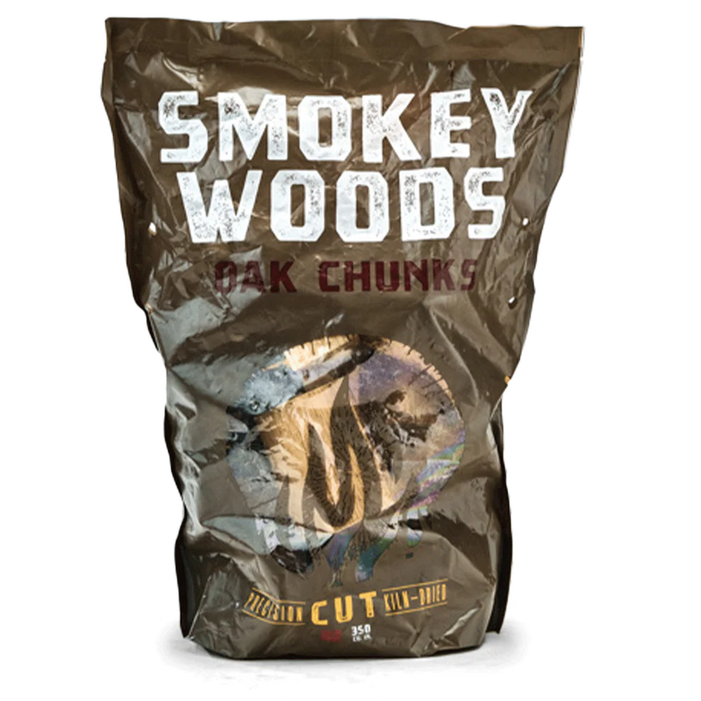 Smokey Woods™ Bagged Oak Wood Chunks - Nationwide Shipping Available