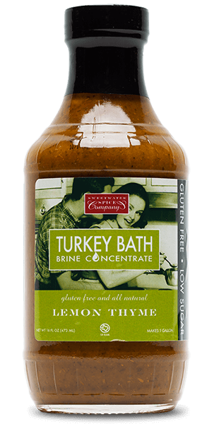 Sweetwater Lemon Thyme Turkey Brine – 16 oz citrus and herb poultry bath