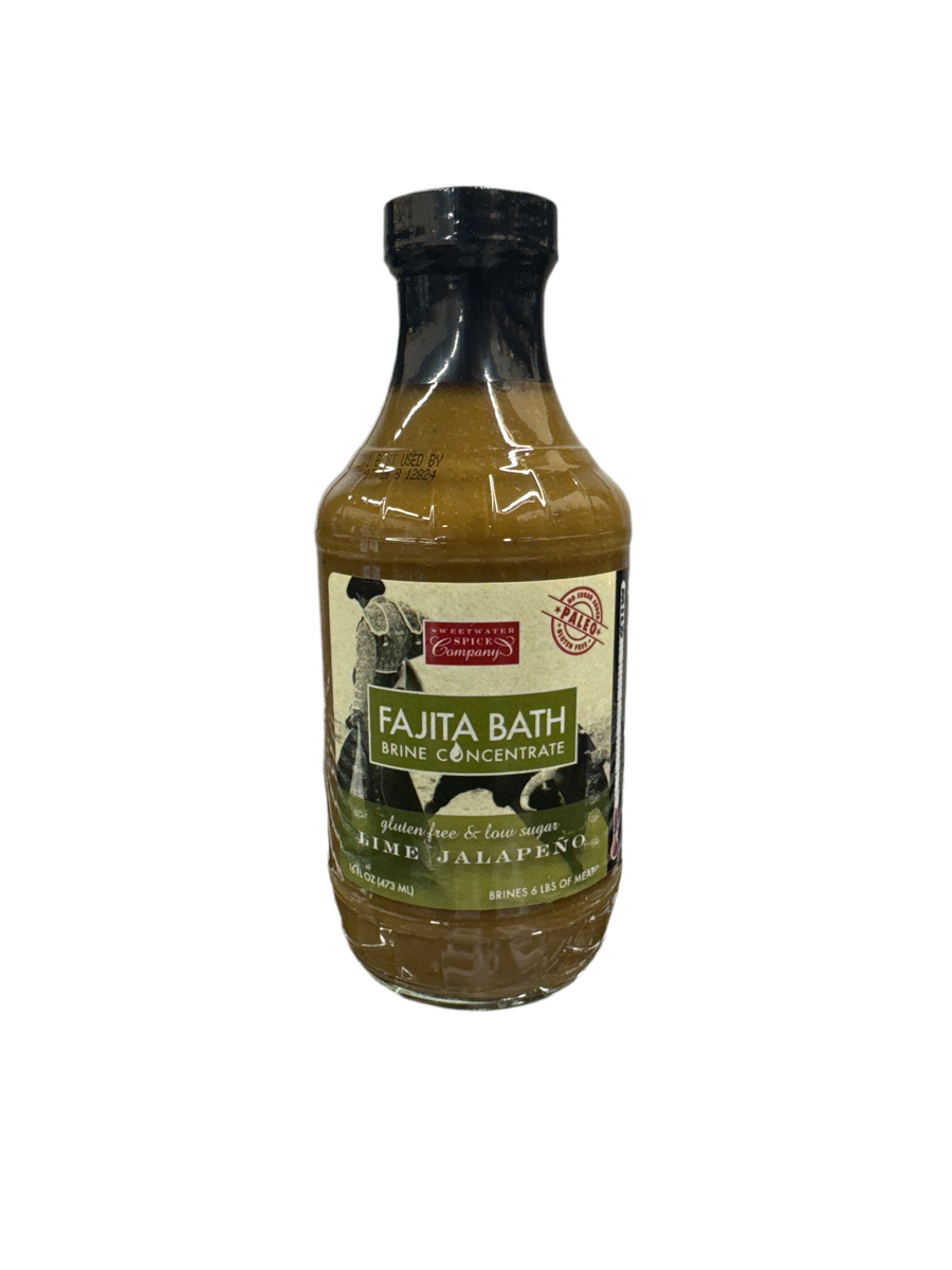 Sweetwater Lime Jalapeño Fajita Brine – 16 oz Southwest citrus marinade