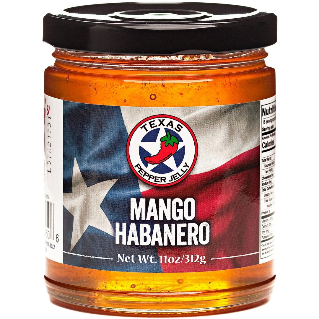 Texas Pepper Jelly Mango Habanero Pepper Jelly - Sweet & Spicy