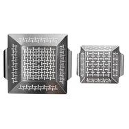 Recteq Stainless Steel BBQ Tray Set - The Kansas City BBQ Store