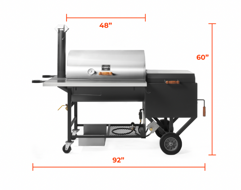 Pitts & Spitts 24" x 48" Ultimate Smoker Pit