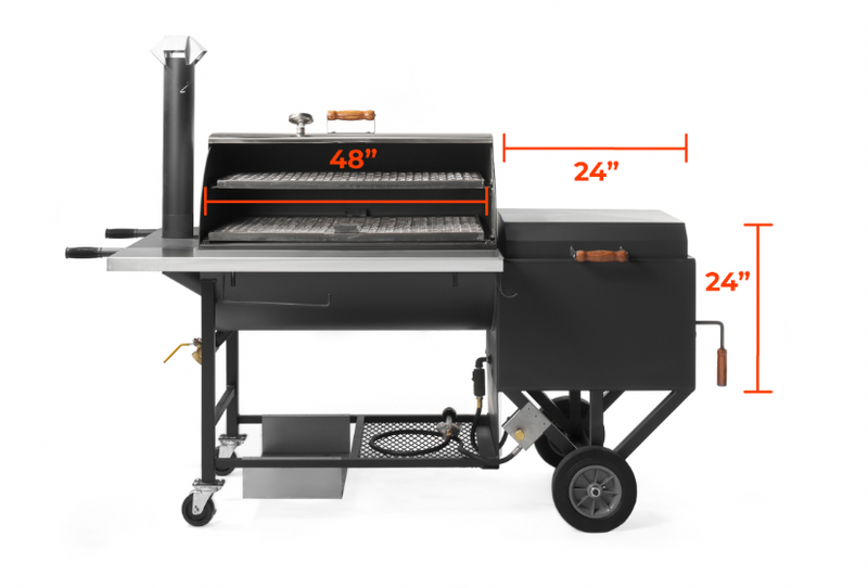 Pitts & Spitts 24" x 48" Ultimate Smoker Pit