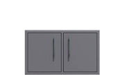 Challenger Designs Canyon Series Double Door Under Grill Access Kitchen Cabinet - Fully Enclosed