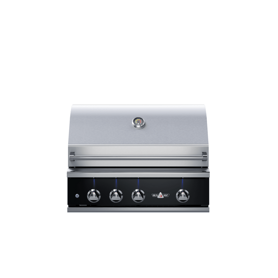 Delta Heat 32" Built-in Gas Grill, Black