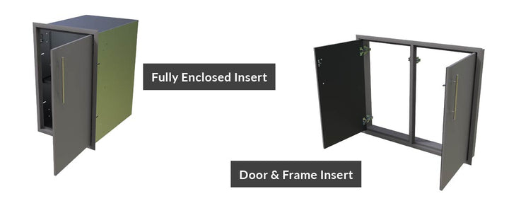 Canyon Series Double Door Under Grill Unit, Door and Frame