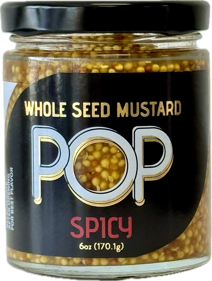 POP Mustards Spicy Whole Seed Mustard