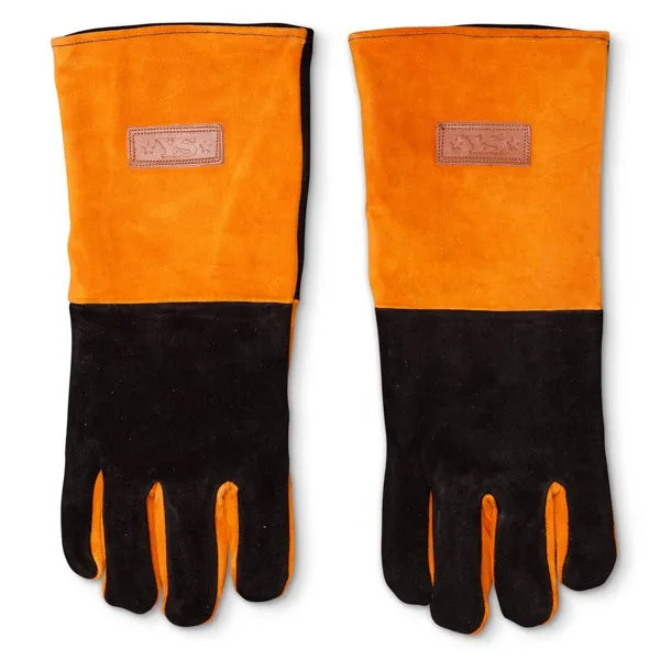 Yoder Smokers Long Leather BBQ Gloves