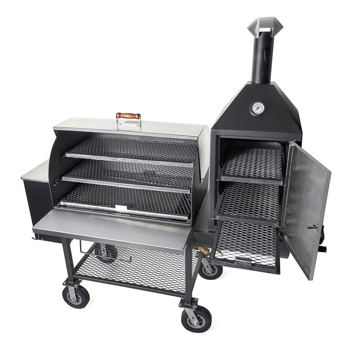 Pitts & Spitts Maverick 2000 w/ Upright Smokebox Pellet Grill