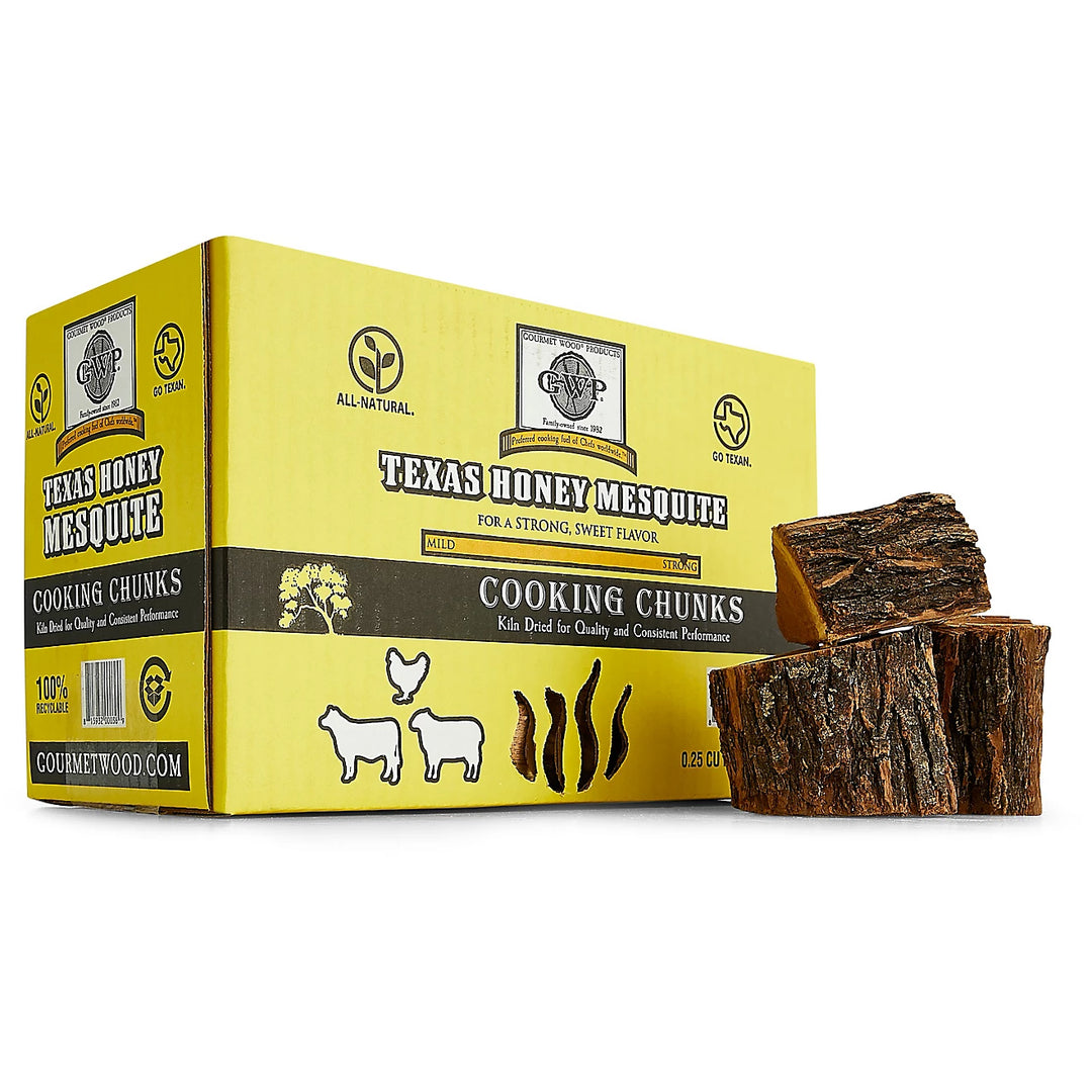 Gourmet Wood Texas Honey Mesquite Wood Chunks