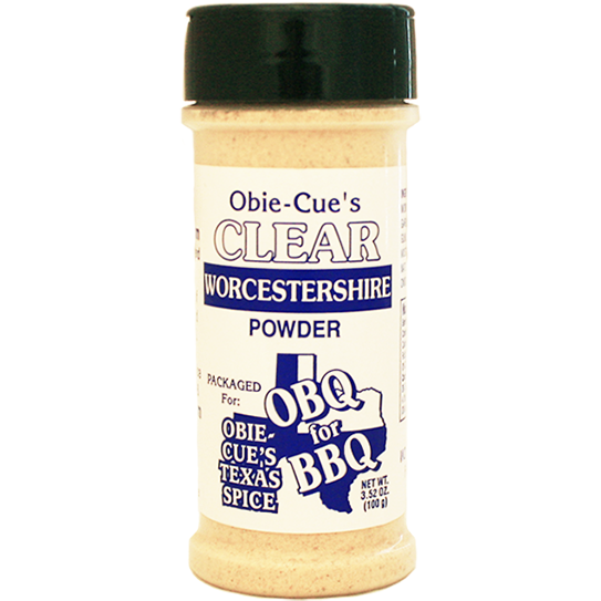 Obie-Cue's Clear Worcestershire Powder 3.52 oz. - The Kansas City BBQ Store